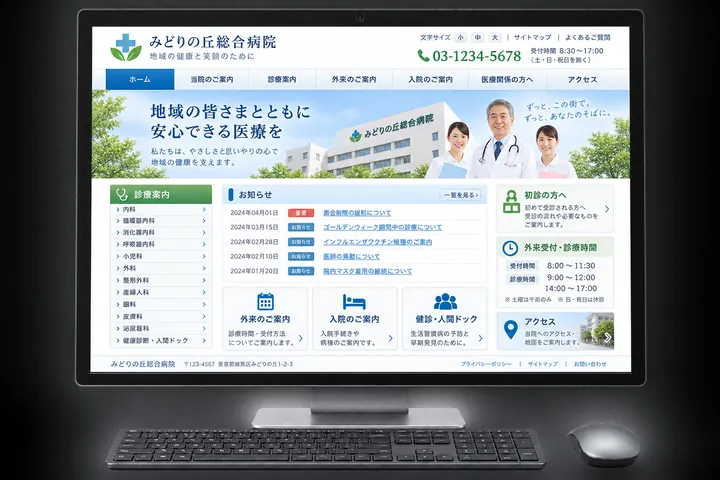 同業他社のサイト例1