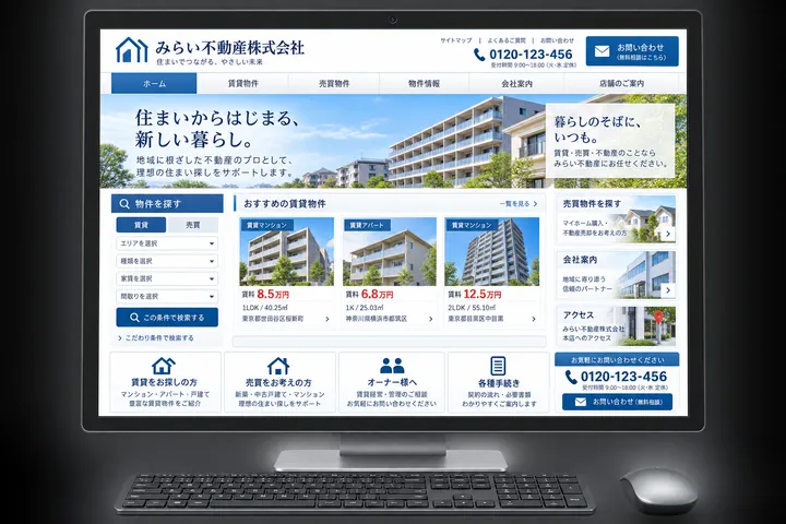 同業他社のサイト例4